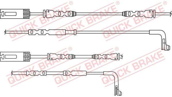 QUICK BRAKE Kulumisenilmaisin, jarrupala WS 0381 A